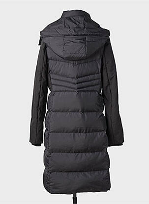 Doudoune manches longues a capuche noir GARCIA femme