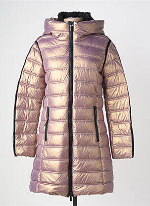 Doudoune manches longues a capuche or DANIELA COOL femme