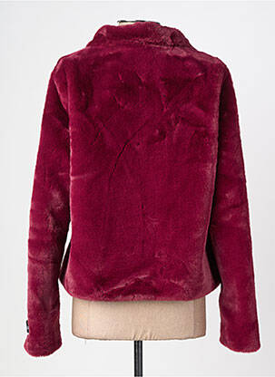 Manteau court poches sans capuche rouge RINO & PELLE femme