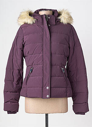 Doudoune manches longues a capuche violet KAPORAL femme
