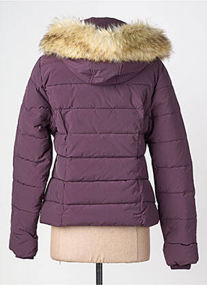 Doudoune manches longues a capuche violet KAPORAL femme