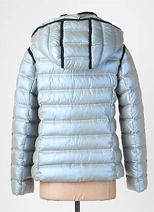 Doudoune manches longues a capuche bleu DANIELA COOL femme