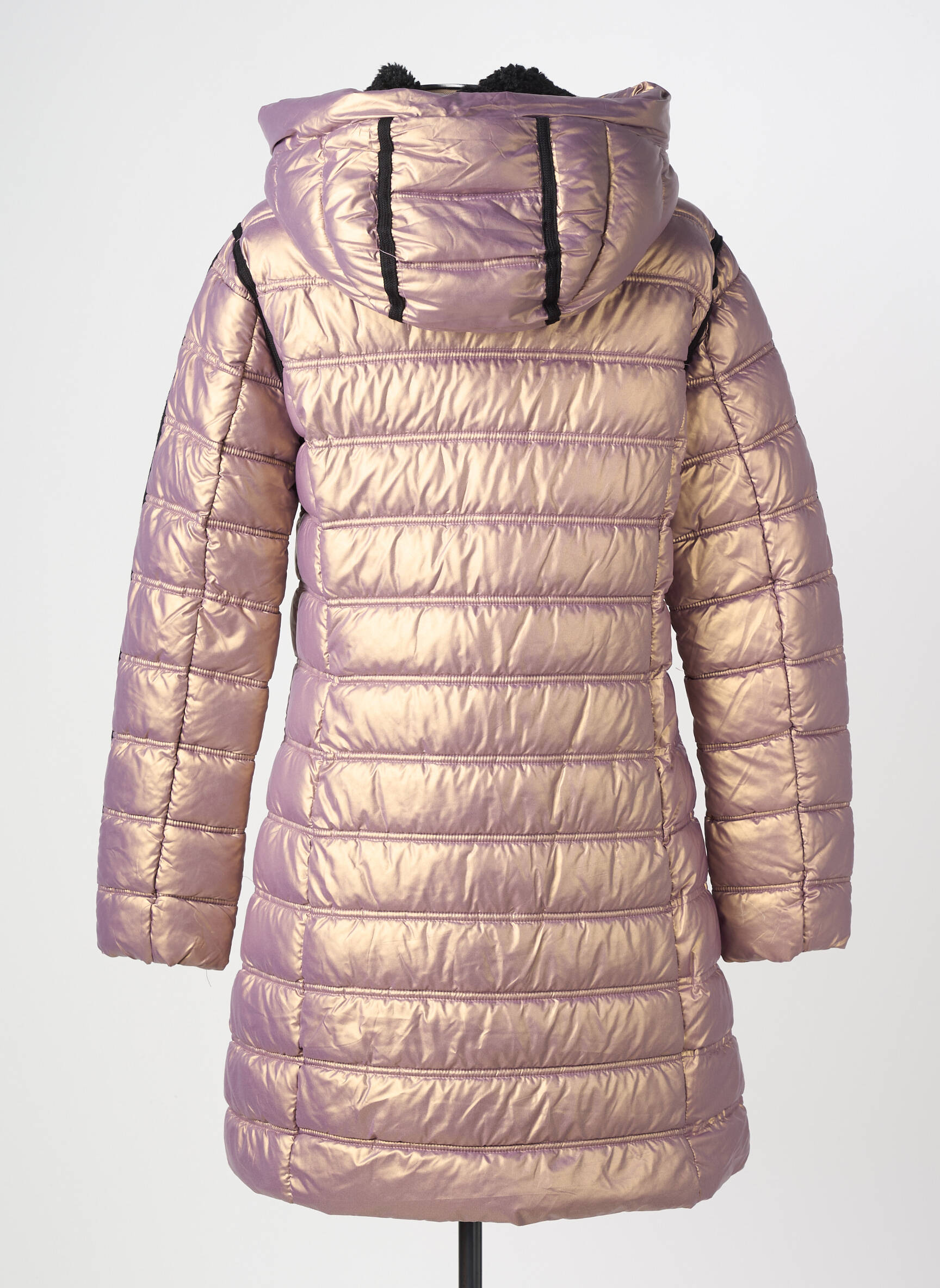 Doudoune manches longues a capuche or DANIELA COOL femme