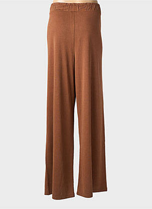 Pantalon large poches taille normale marron TOM TAILOR femme
