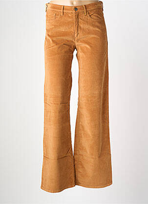 Pantalon flare stretch taille normale marron COUTURIST femme
