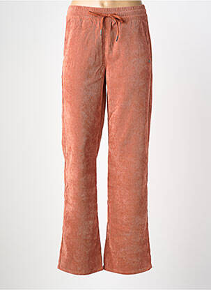 Pantalon droit taille élastique taille normale rose GARCIA femme