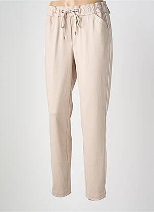 Pantalon slim taille élastique taille normale beige CECIL femme