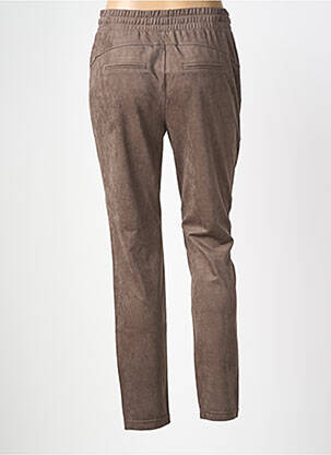 Pantalon droit stretch taille normale marron ZHRILL femme