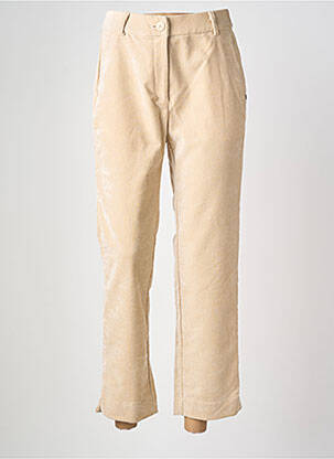 Pantalon 7/8 stretch taille normale beige SURKANA femme