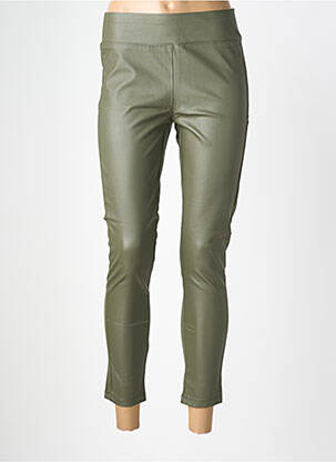 Legging effet matière satinée taille normale vert SOYACONCEPT femme