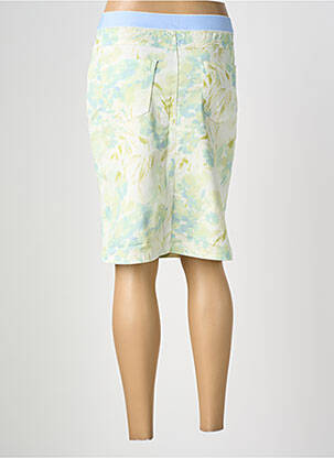 Jupe courte taille élastique vert TONI femme
