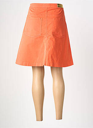 Jupe courte coupe évasée orange COUTURIST femme