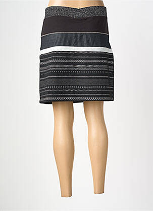 Jupe courte taille élastique noir DESIGUAL femme
