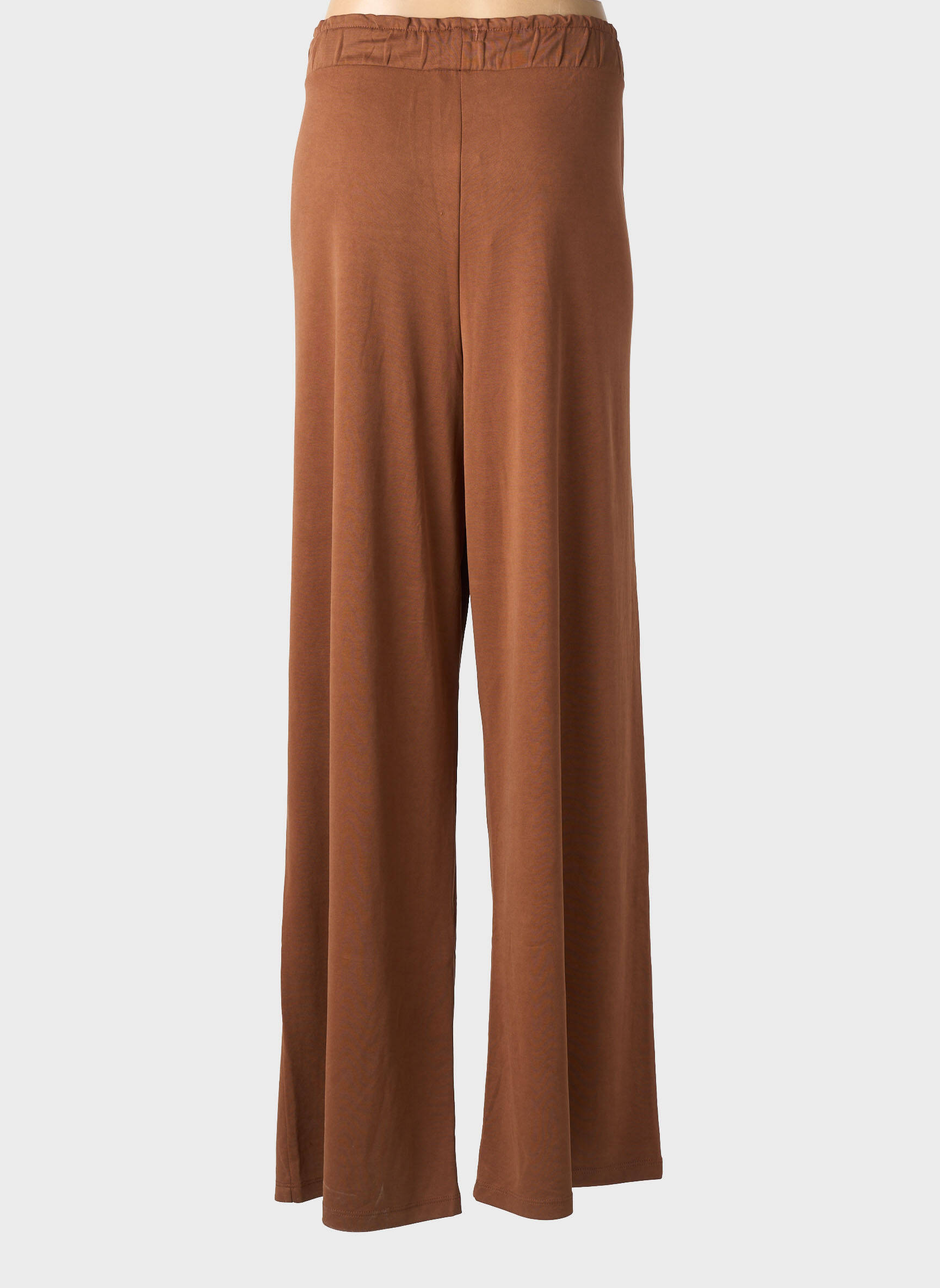 Pantalon large poches taille normale marron TOM TAILOR femme