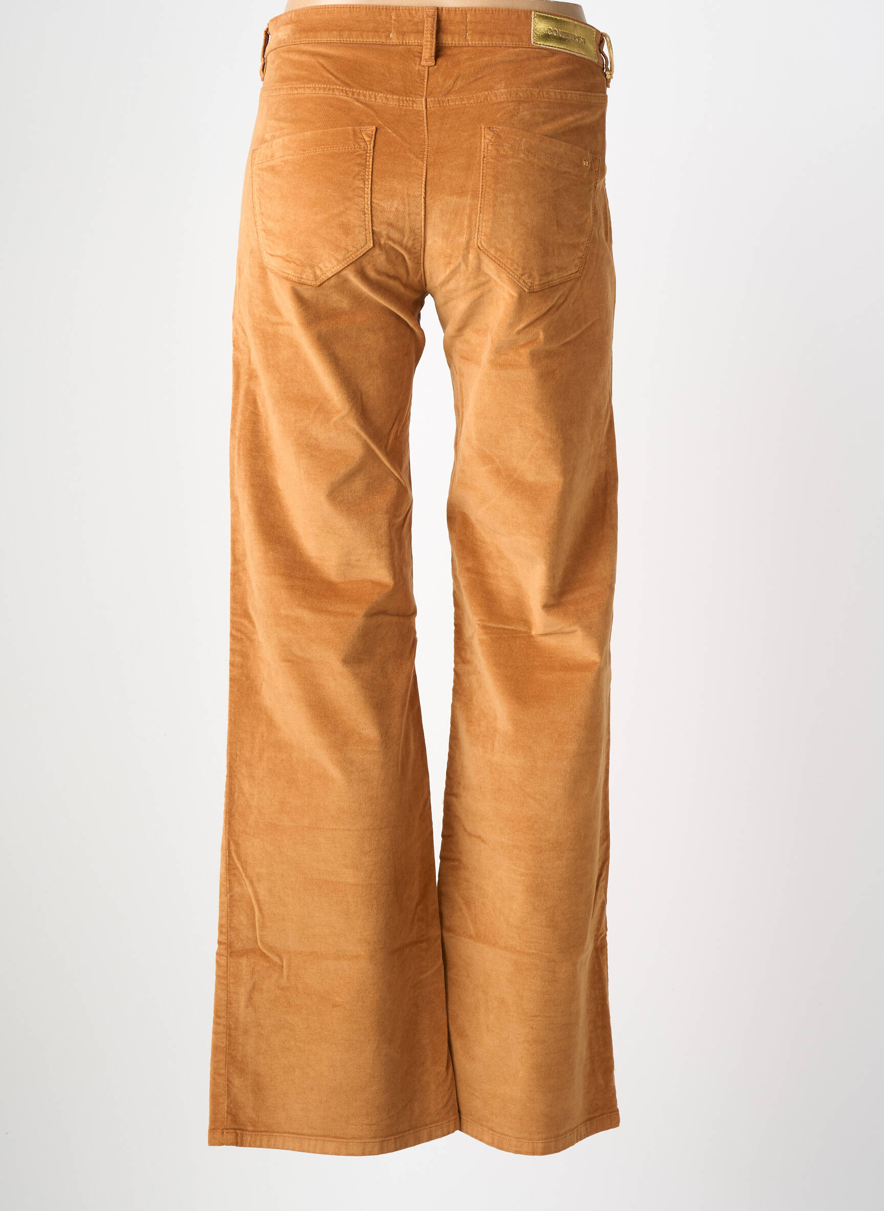 Pantalon flare stretch taille normale marron COUTURIST femme