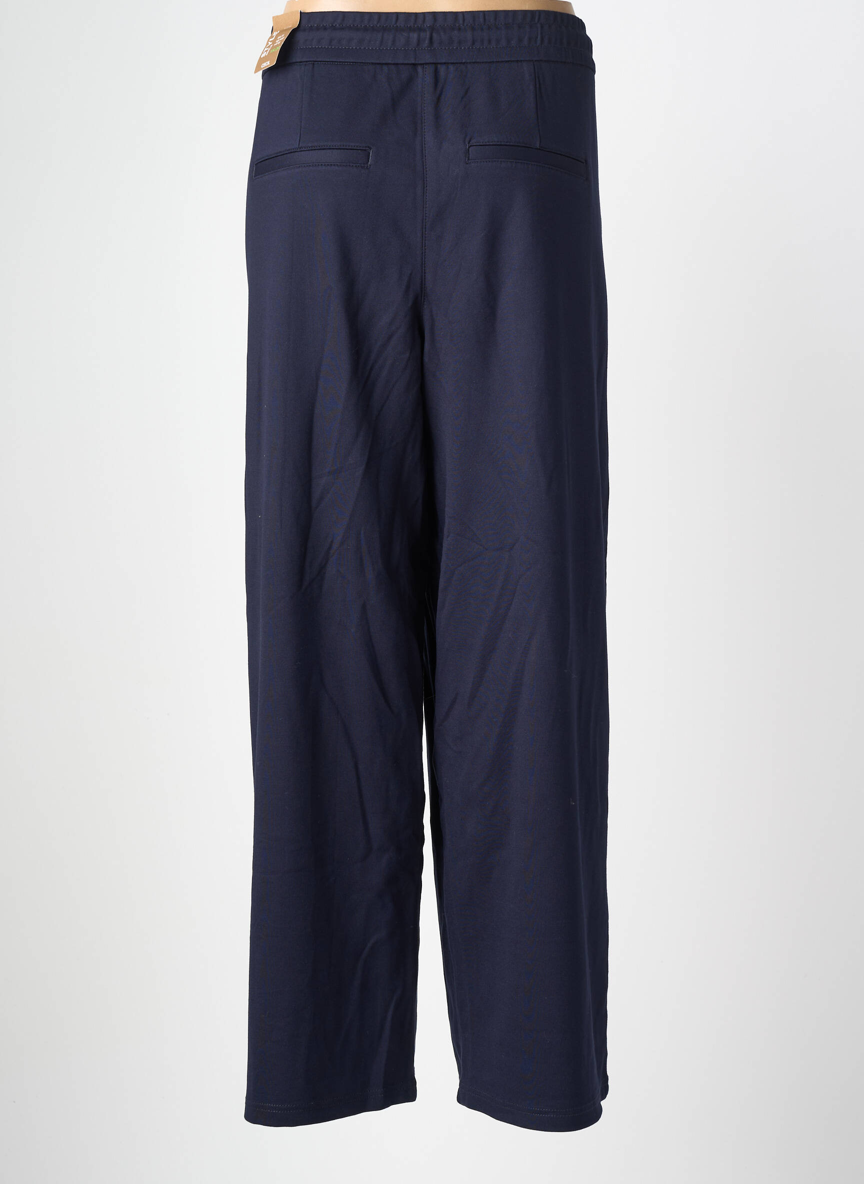 Pantalon droit stretch taille normale bleu CECIL femme