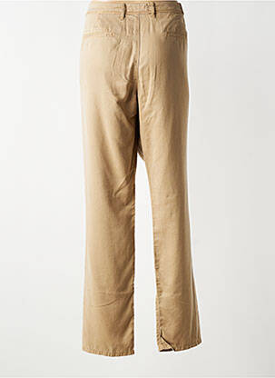 Pantalon chino stretch taille normale beige COUTURIST femme
