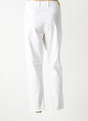 Pantalon chino stretch taille normale blanc COUTURIST femme