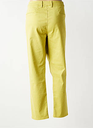 Pantalon chino stretch taille normale vert COUTURIST femme
