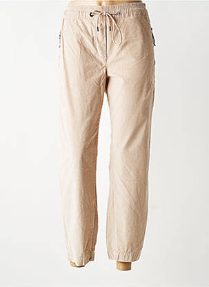 Pantalon droit taille élastique taille normale beige CECIL femme
