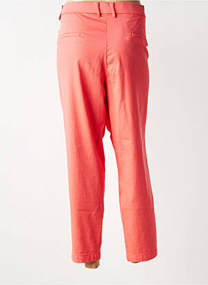 Pantalon chino stretch taille normale orange TONI femme