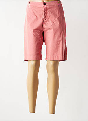 Bermuda taille à pinces taille normale rose COUTURIST femme