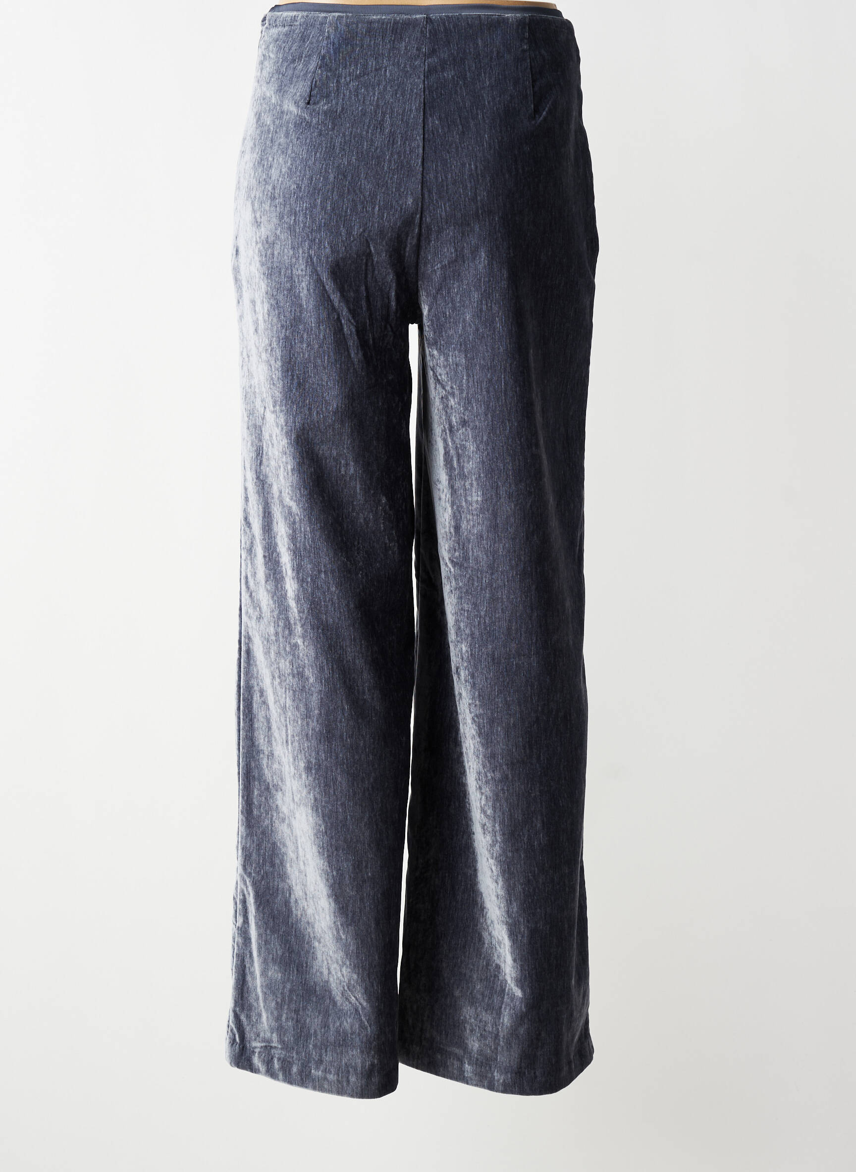 Pantalon flare stretch taille haute gris SURKANA femme