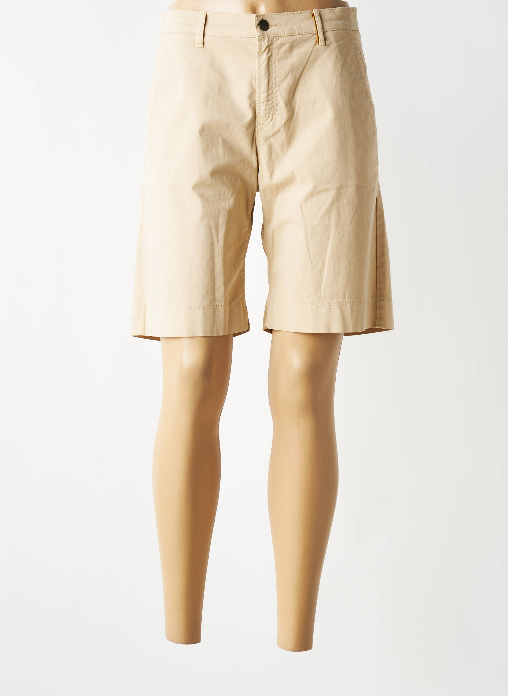 Bermuda taille à pinces taille normale beige COUTURIST femme