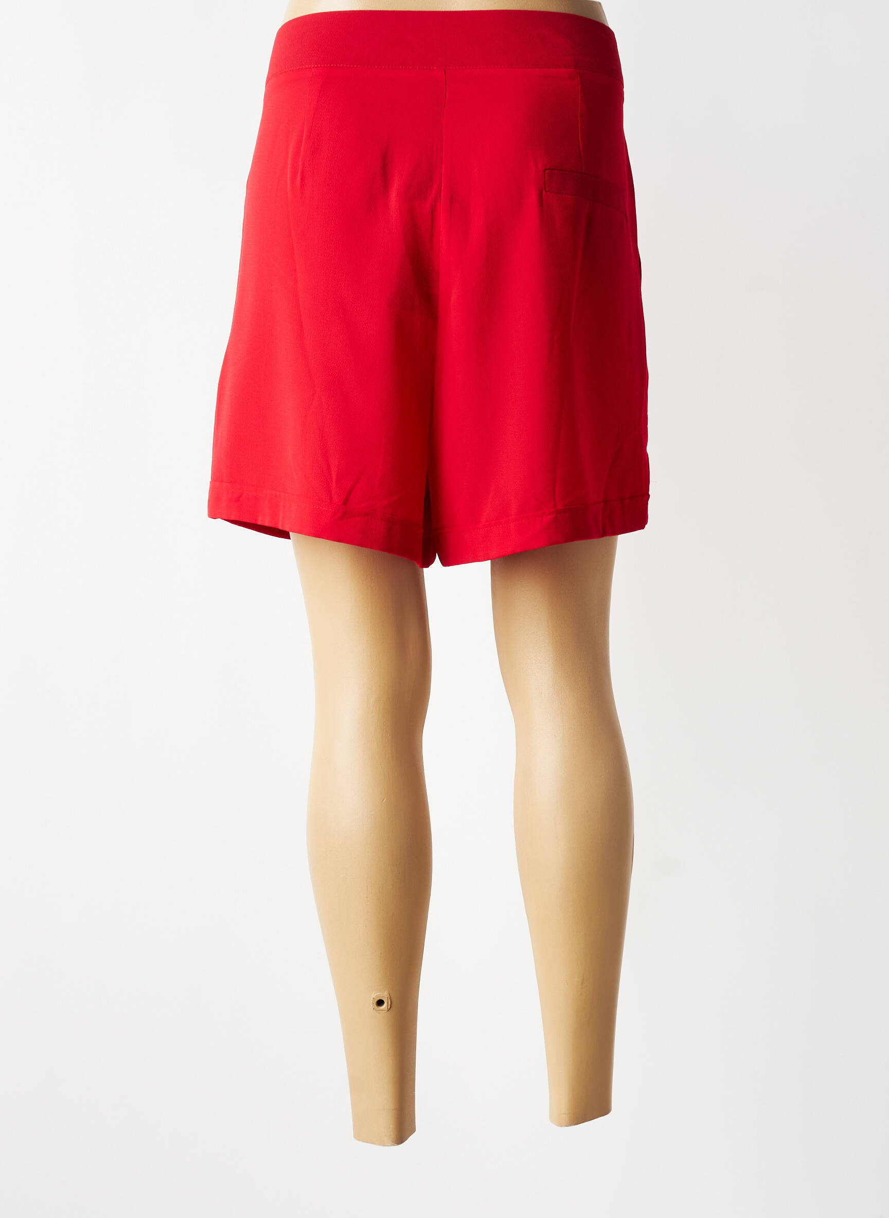 Short coupe fluide taille normale rouge SMASH WEAR femme