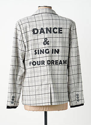 Blazer poches gris ANDAM femme