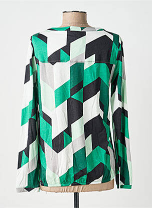 Blouse manches longues manches longues vert CECIL femme