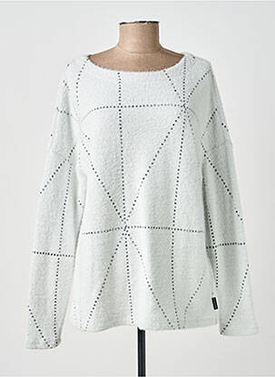 Pull stretch manches longues gris CECIL femme