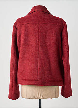 Manteau court poches sans capuche rouge LA FIANCÉE femme