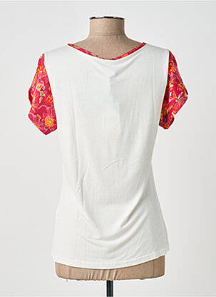 T-shirt imprimé fantaisie manches courtes rouge SMASH WEAR femme