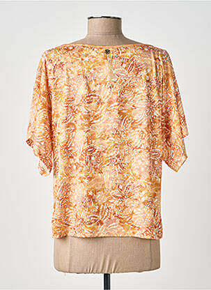 T-shirt imprimé fantaisie manches courtes jaune LOLA ESPELETA femme