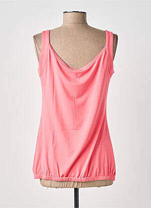 Top col carré fines bretelles rose MARBLE femme