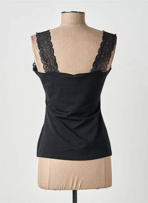 Top stretch fines bretelles noir SMASH WEAR femme