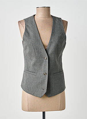 Gilet sans manche poches gris SOYACONCEPT femme