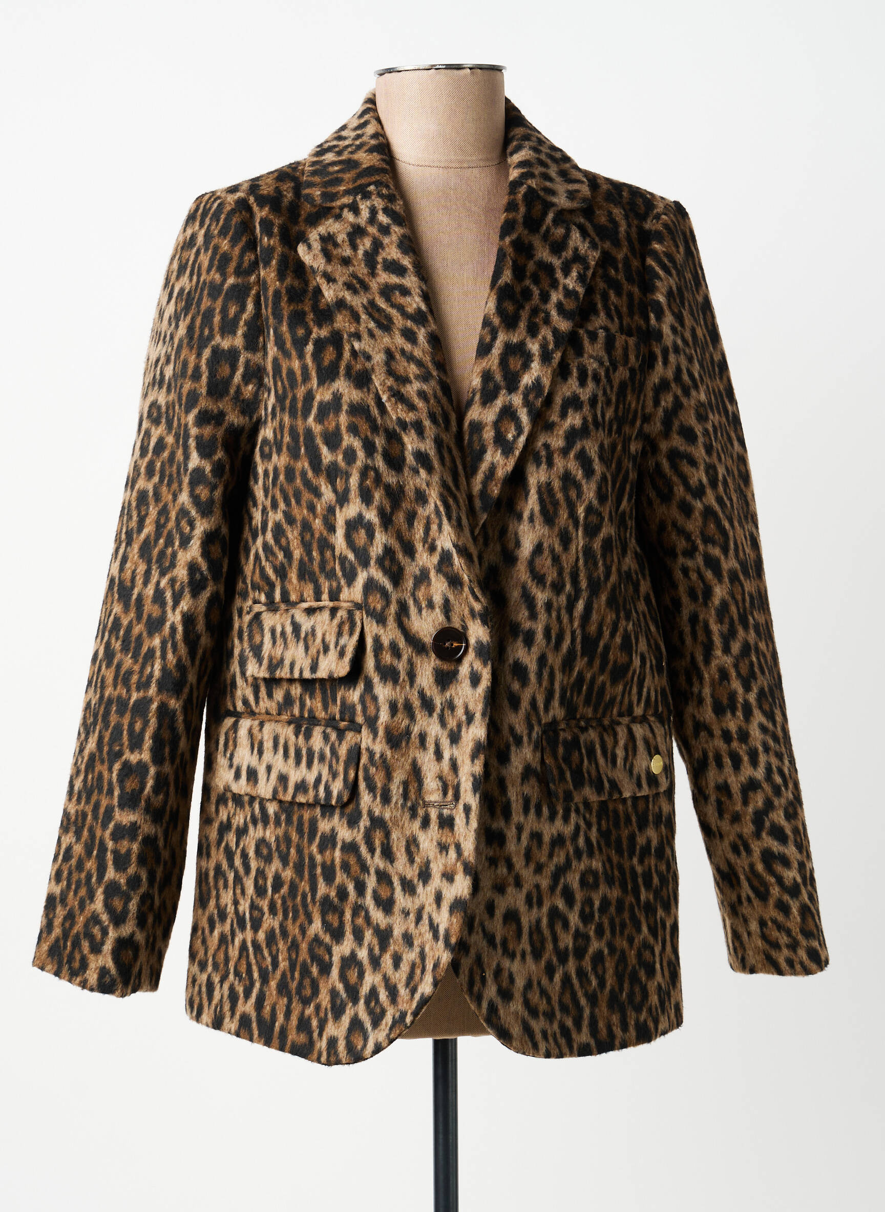 Blazer poches marron ZHRILL femme