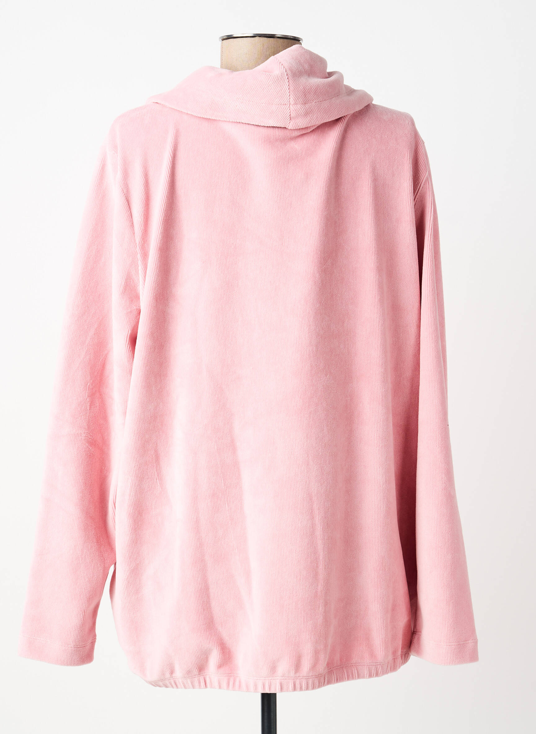 Sweat-shirt stretch manches longues rose CECIL femme