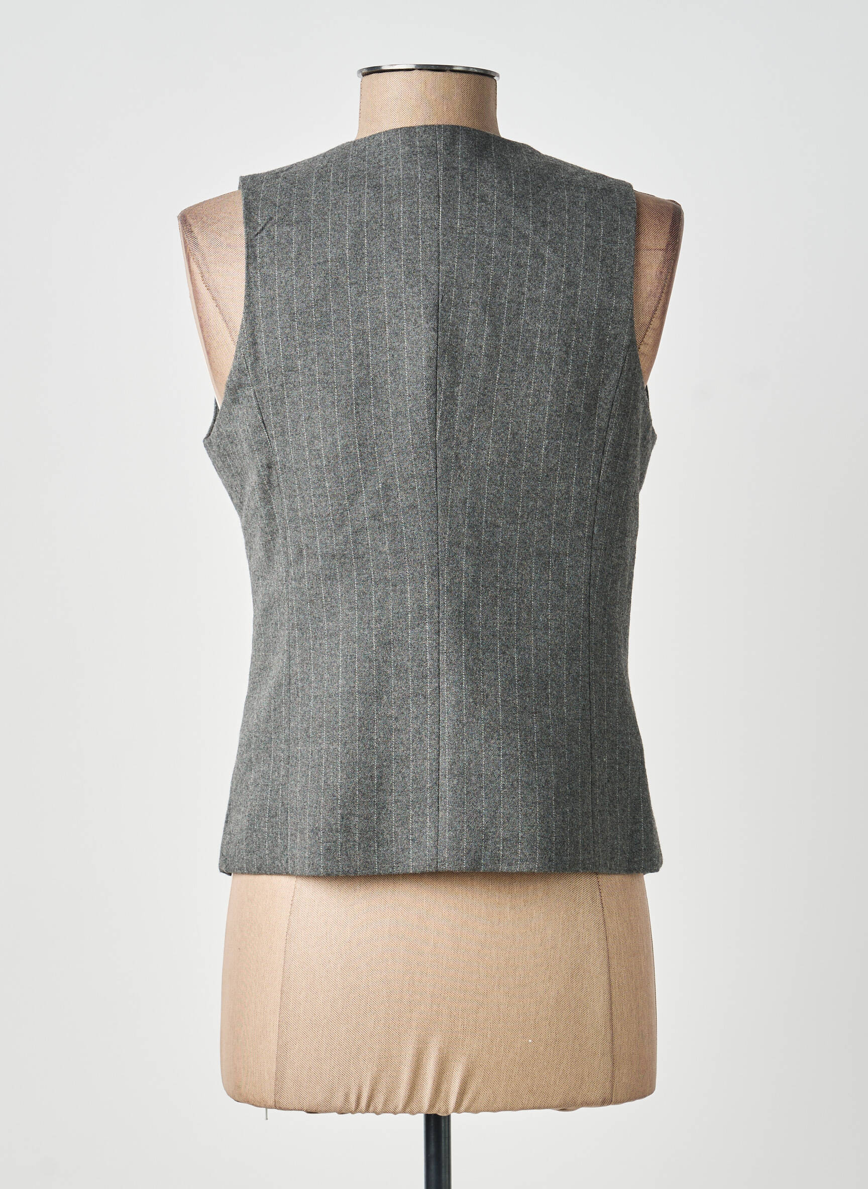 Gilet sans manche poches gris SOYACONCEPT femme