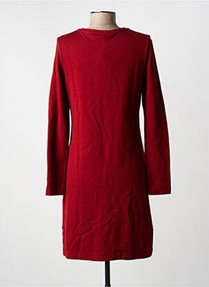 Robe courte manches longues manches longues rouge SURKANA femme