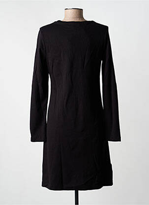 Robe courte manches longues manches longues noir SURKANA femme