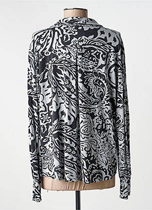 Chemisier coupe cintrée manches longues gris ANDAM femme
