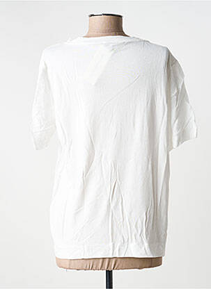 T-shirt coupe droite manches courtes blanc TOM TAILOR femme