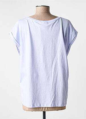 T-shirt coupe droite manches courtes violet LA FIANCÉE femme