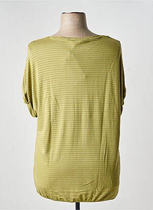 T-shirt manches 3/4 manches 3/4 vert TOM TAILOR femme