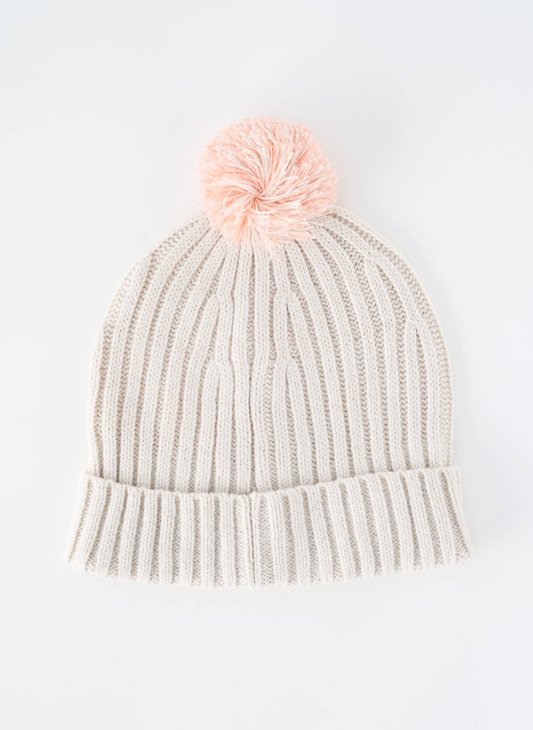 Bonnet bord-côtes gris GARCIA fille