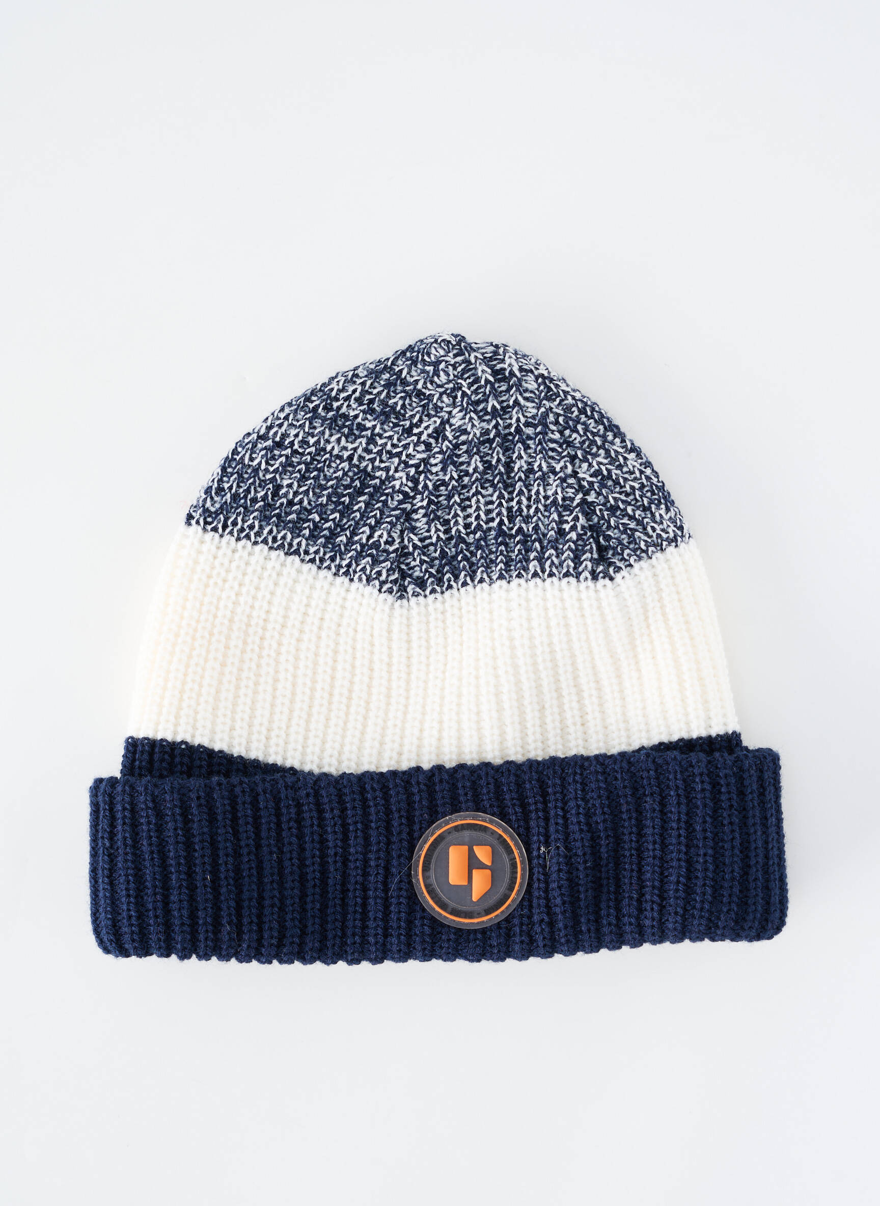 Bonnet bord-côtes bleu GARCIA garçon