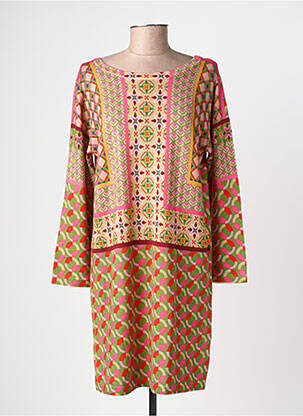 Robe pull stretch manches longues rose JEI'S BY LETIZIA DENARO femme